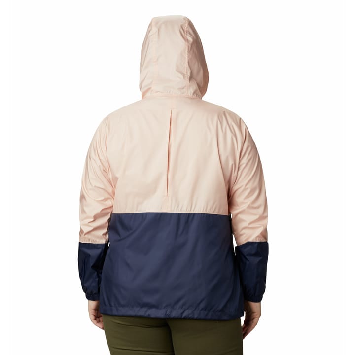 Columbia Women's Flash Forward Windbreaker Peach Cloud, Nocturnal Columbia