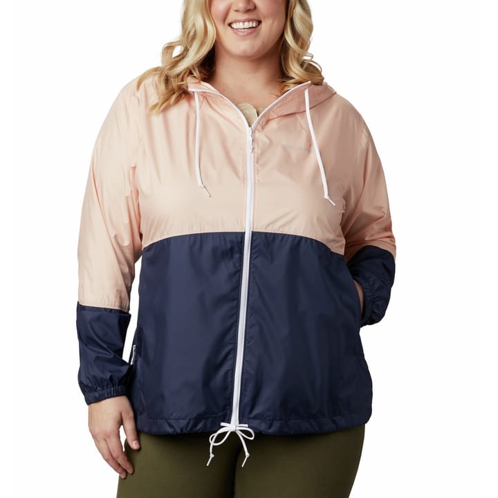Columbia Women's Flash Forward Windbreaker Peach Cloud, Nocturnal Columbia