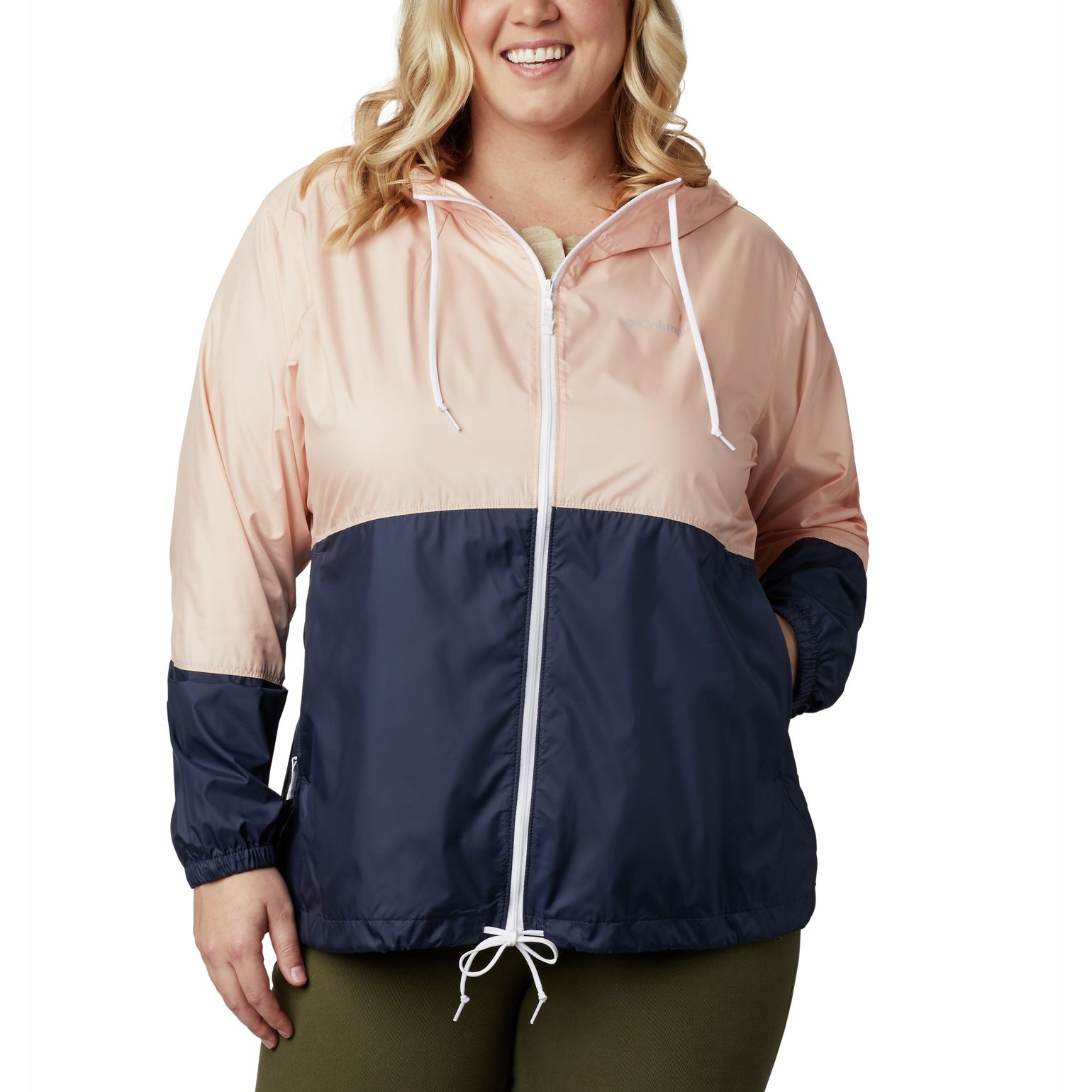 Women's Flash Forward Windbreaker Peach Cloud, Nocturnal