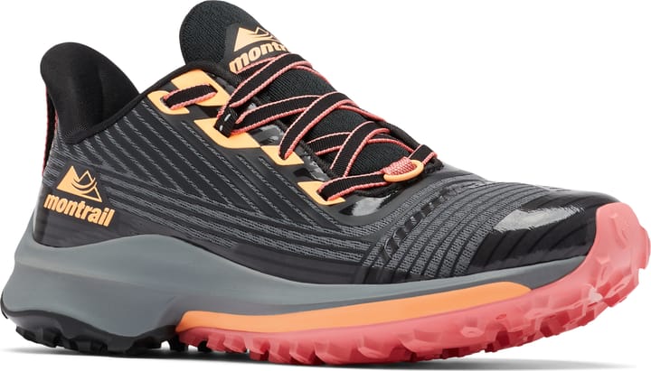Columbia Women's Montrail Trinity AG Running Shoe Black, Orange Glow Columbia