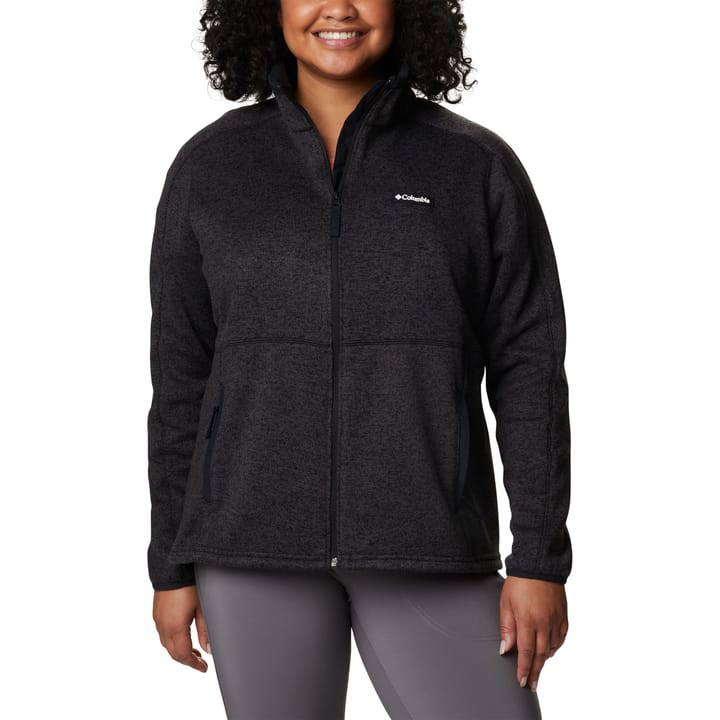 Columbia Women's Sweater Weather Full Zip Black Heather Columbia