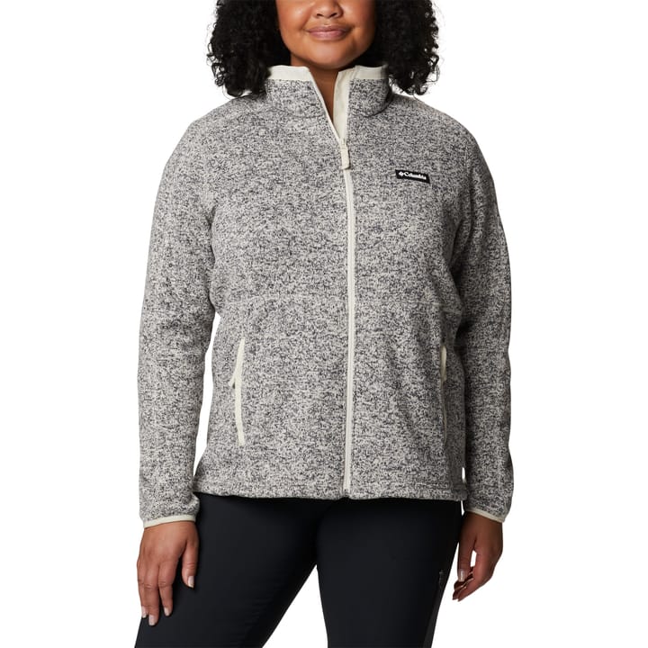 Columbia Women's Sweater Weather Full Zip Chalk Heather Columbia