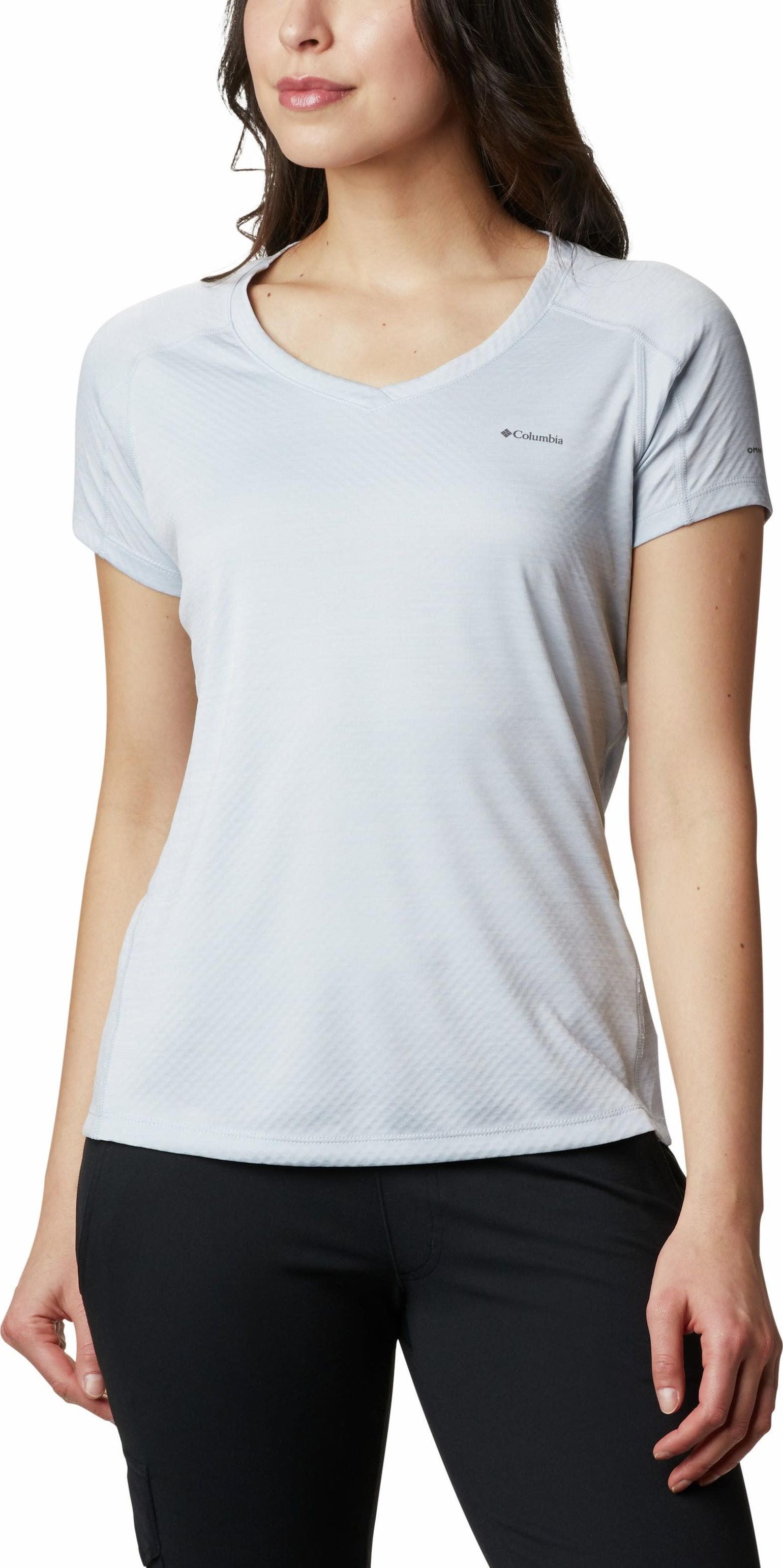 Columbia Women´s Zero Rules Short Sleeve Shirt Cirrus Grey Heather