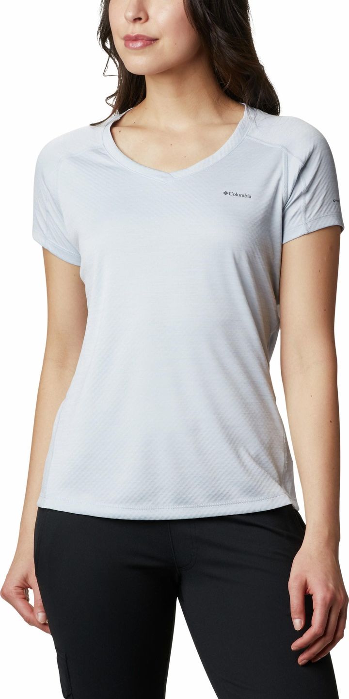 Columbia Women´s Zero Rules Short Sleeve Shirt Cirrus Grey Heather Columbia