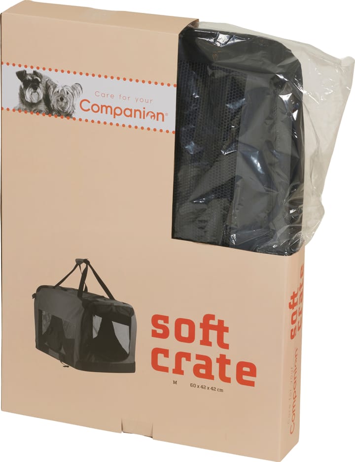 Companion Pet Soft Crate M Grey Companion