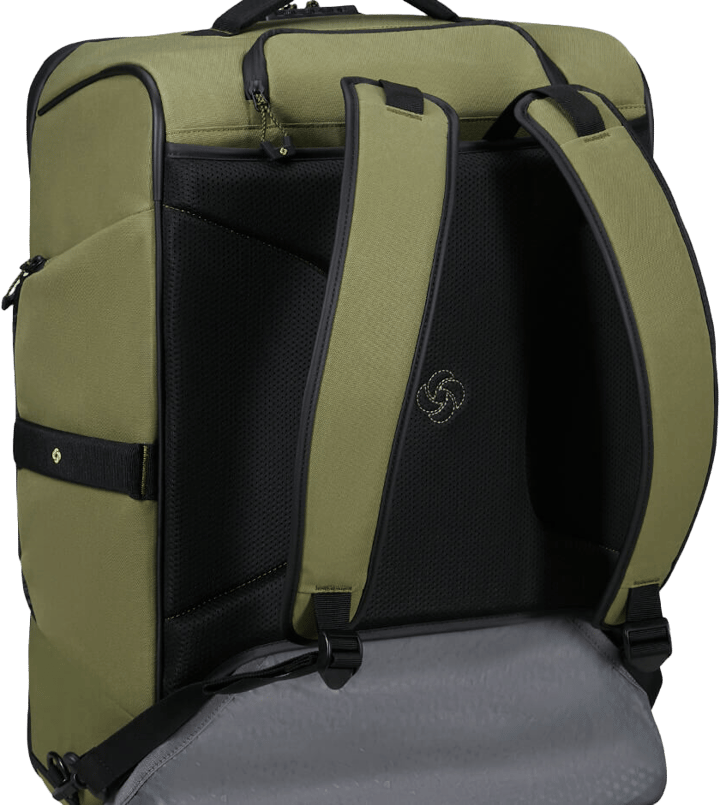 Samsonite Ecodiver Wheeled Duffle 55/20 Back Pack LTD Waxed Wasabi Samsonite