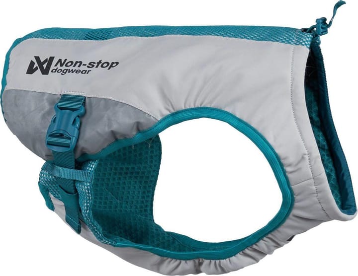 Non-stop Dogwear Cooling Vest Light gray/Teal Non-stop Dogwear