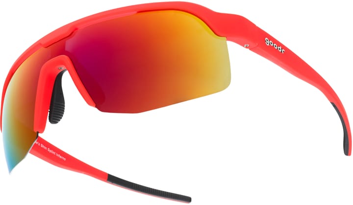 Goodr Sunglasses Dante's Shin Splint Inferno Red Goodr Sunglasses