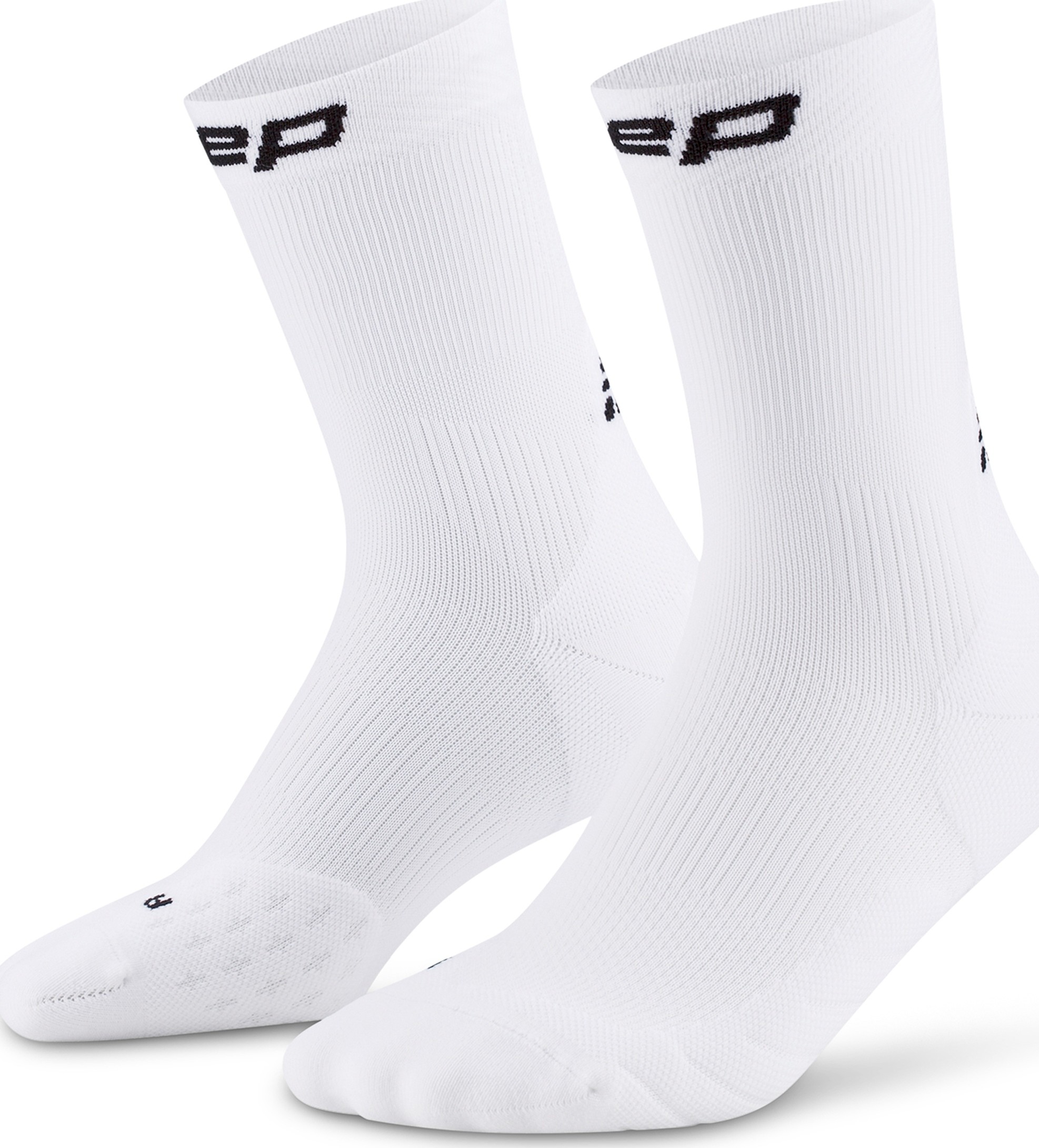 CEP Women's Run Socks Mid Cut 5.0 White