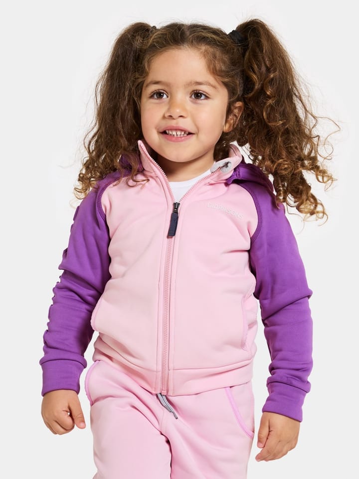 Kids' Corin Full Zip 8 Tulip Purple Didriksons