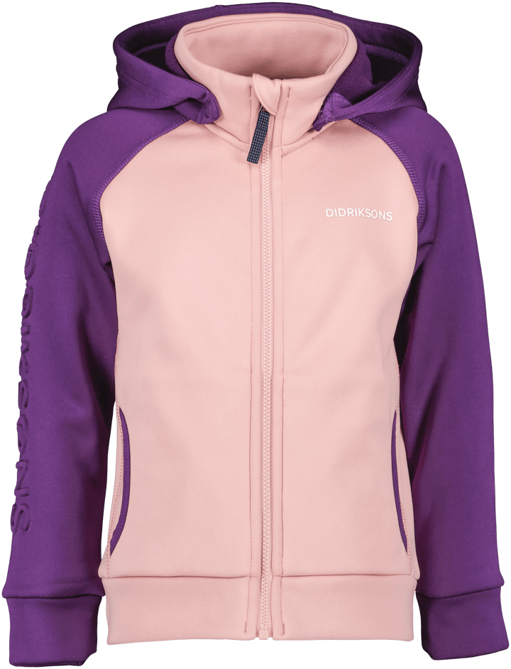 Didriksons Kids' Corin Full Zip 8 Dusty Pink Didriksons