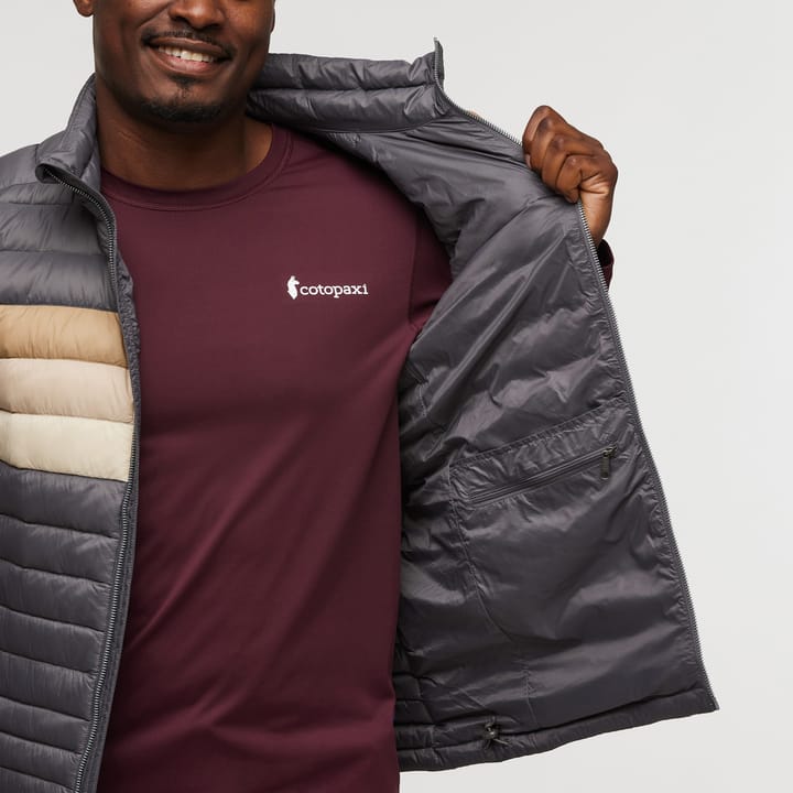 Cotopaxi Men's Fuego Down Vest Cinder Stripes Cotopaxi