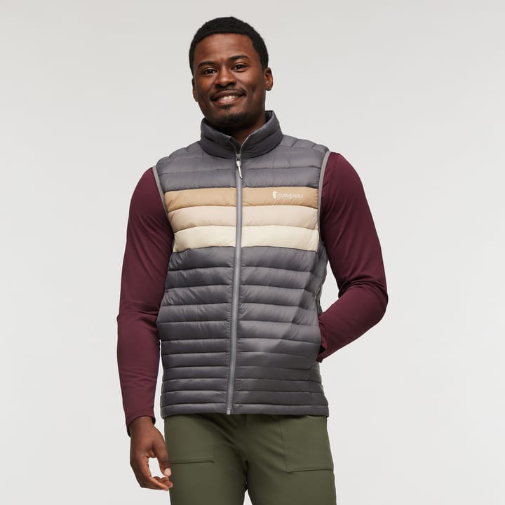 Cotopaxi Men's Fuego Down Vest Cinder Stripes Cotopaxi