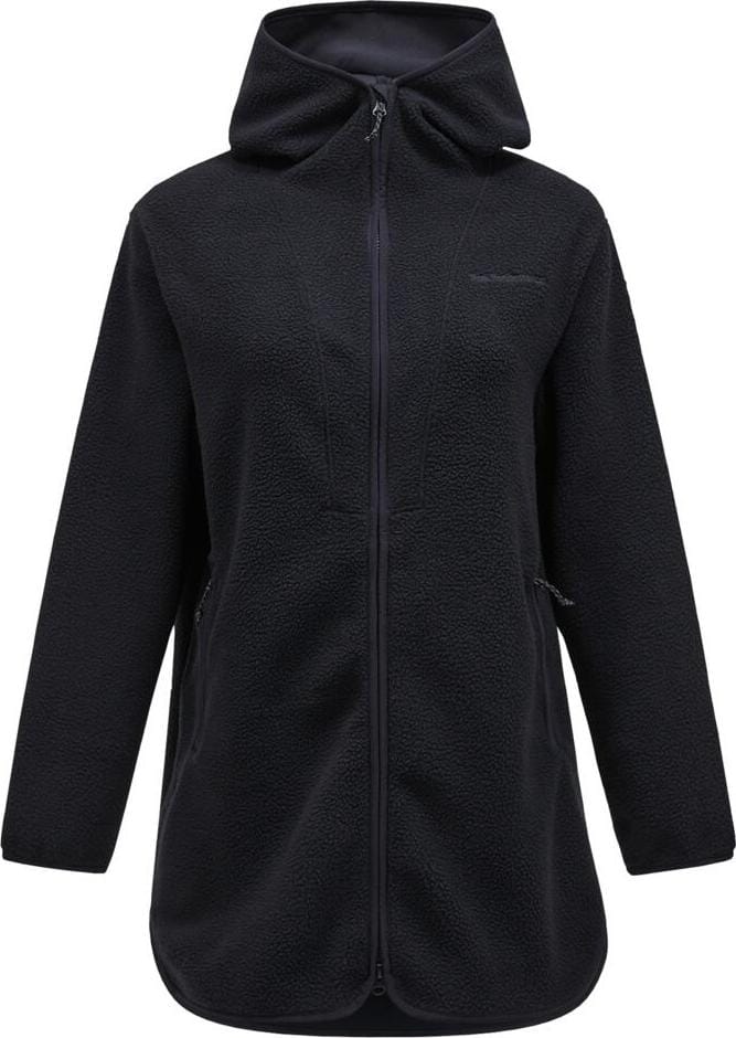 Peak Performance Women's Pile Long Zip Black Peak Performance