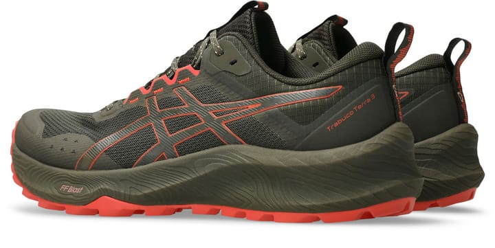 Asics Men's Trabuco Terra 3 Brown Stone/spicy Red Asics