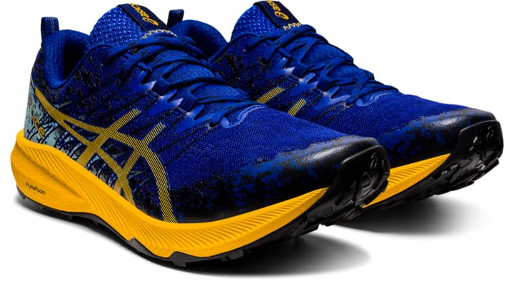 Asics Men's Fuji Lite 2 Monaco Blue/Sunflower Asics Asics Men's Fuji Lite 2 Monaco Blue/Sunflower Asics