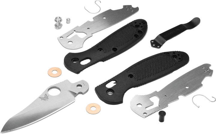 Benchmade Mini Griptilian 555-S30V Black Grivory Benchmade