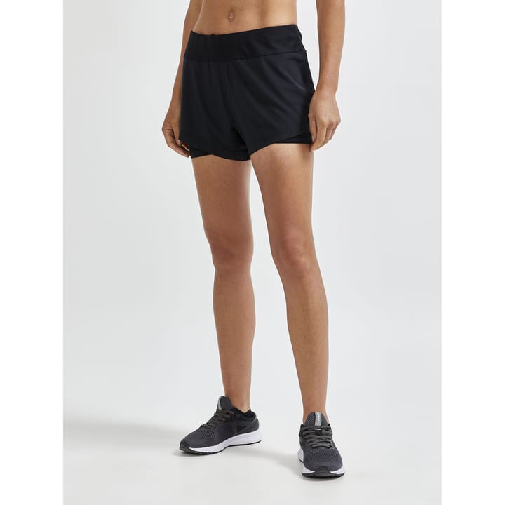 Craft Women's Adv Essence 2-in-1 Shorts Black Craft