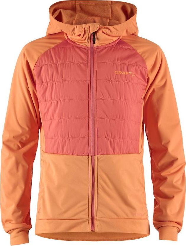 Juniors' Adv Thermal XC Hood Jacket Glow-Coral