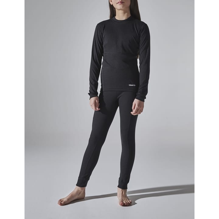 Junior Core Dry Baselayer Set Black Craft