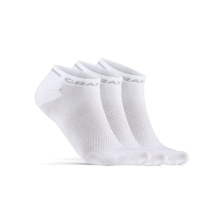 Core Dry Shafless Sock 3-pack White Craft
