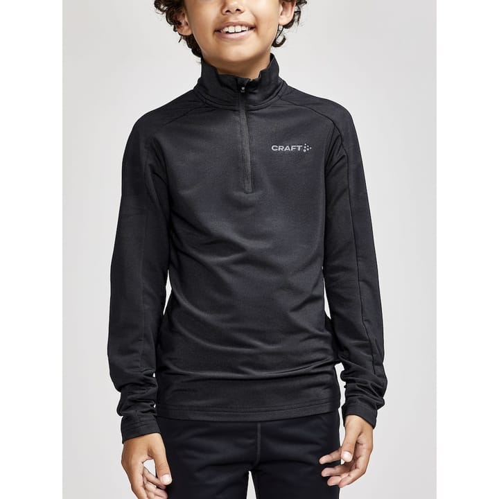 Craft Juniors' Core Gain Midlayer  Black Craft