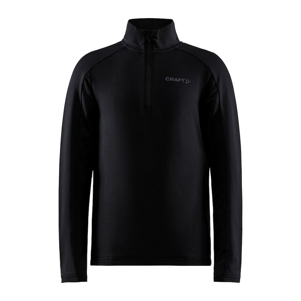 Craft Juniors' Core Gain Midlayer  Black