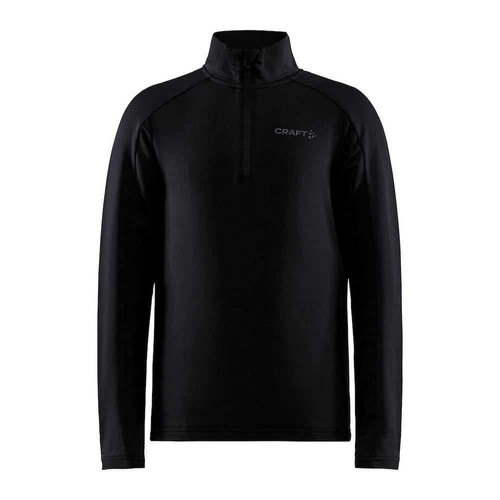 Craft Juniors' Core Gain Midlayer  Black