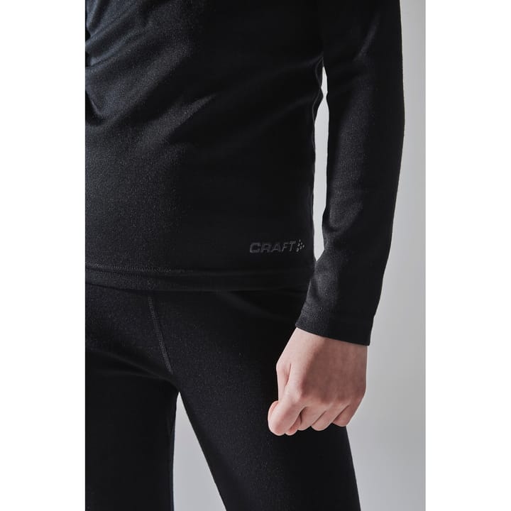 Craft Juniors' Core Warm Baselayer Set Black Craft