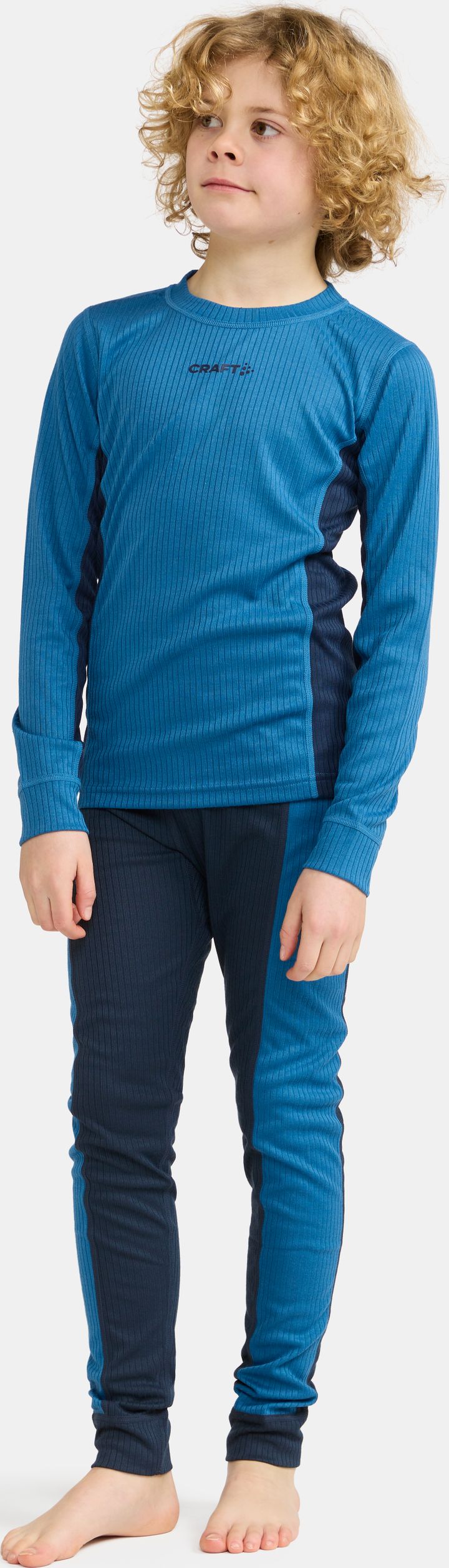 Craft Junior Core Dry Baselayer Set Whale-Blaze Craft