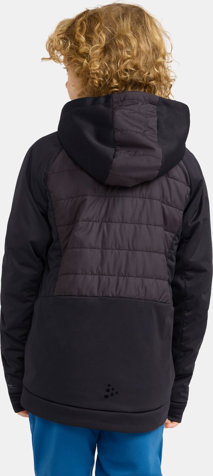 Craft Juniors' Adv Insulate Hood Jacket Black-Slate Craft