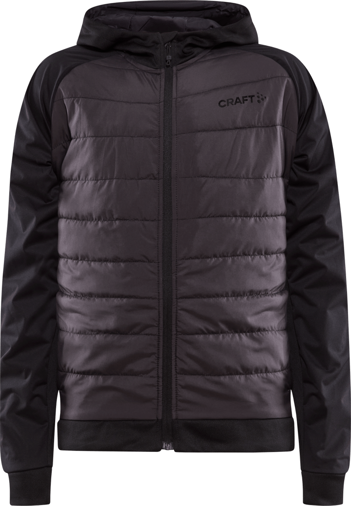 Craft Juniors' Adv Insulate Hood Jacket Black-Slate Craft