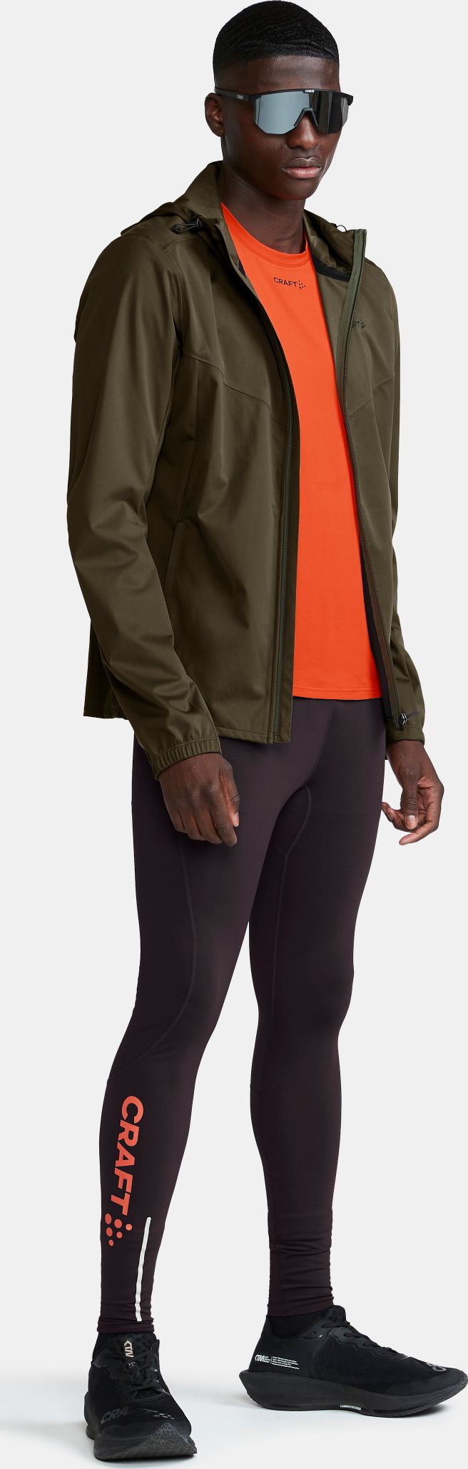 Craft Men's Adv Essence Warm Tights Slate/Vibrant Craft