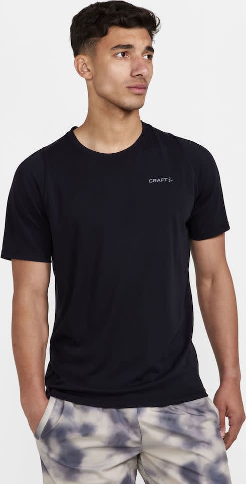 Craft Men's Core Essence Bi-Blend Tee Black Craft Craft Men's Core Essence Bi-Blend Tee Black Craft