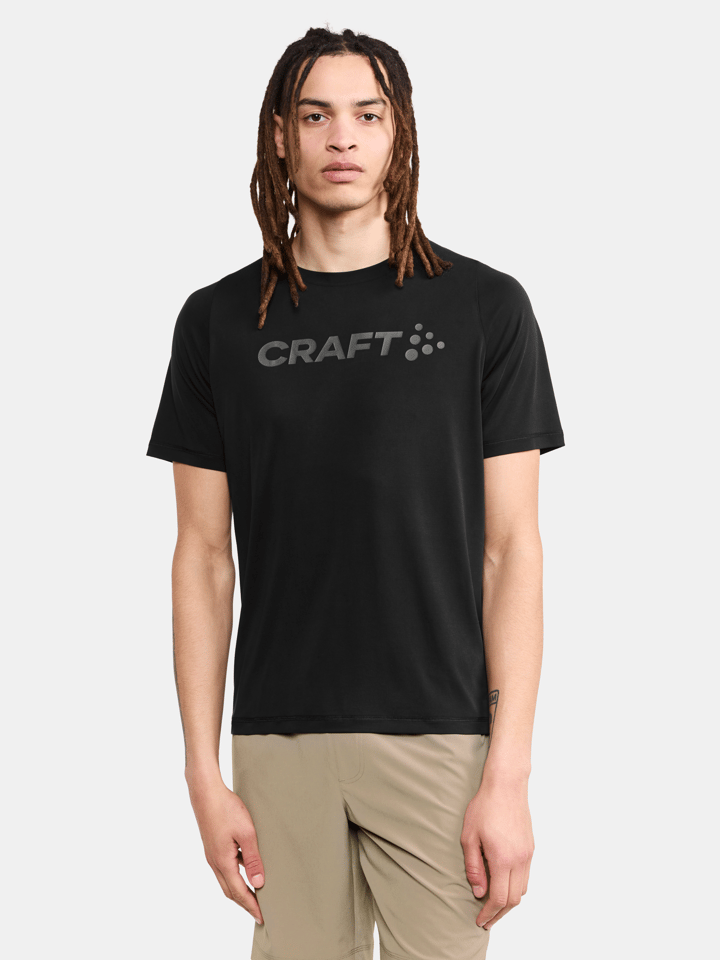 Craft Men's Core Essence Bi-Blend Tee Black-Granite Craft