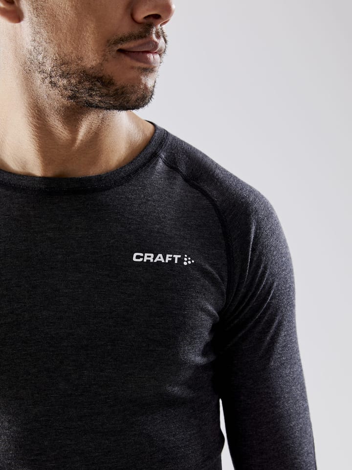 Craft Men's Core Wool Merino Set Black Melange Craft Craft Men's Core Wool Merino Set Black Melange Craft