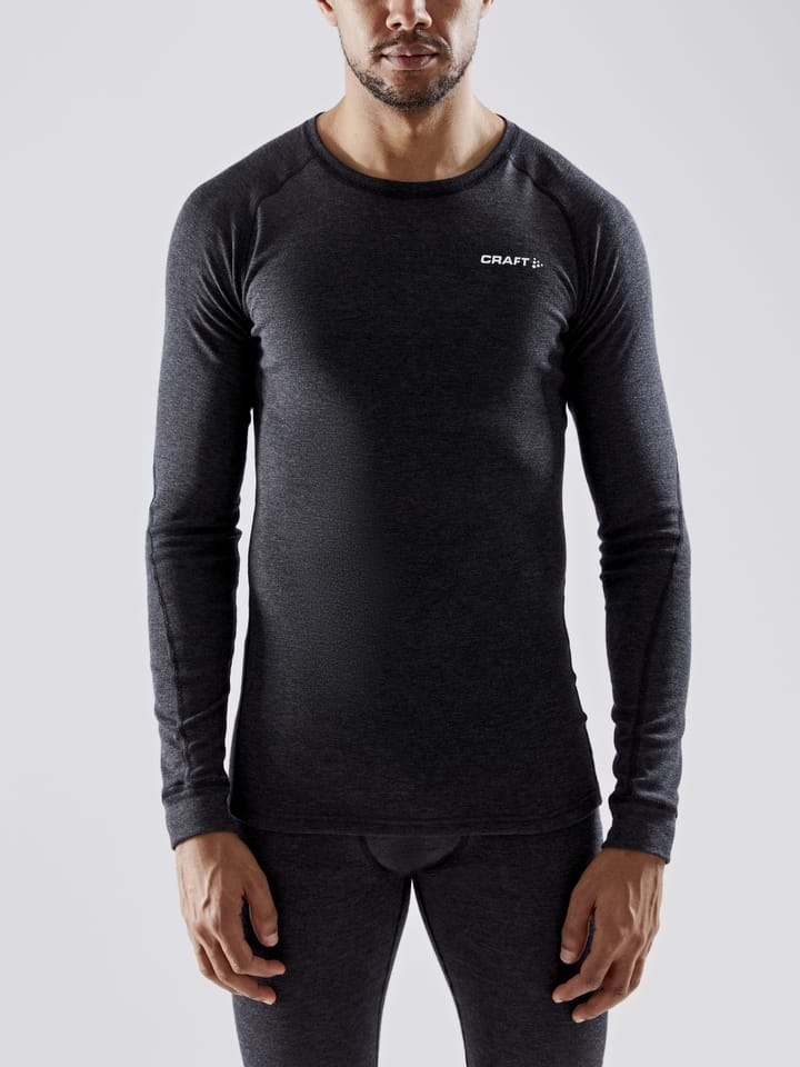 Craft Men's Core Wool Merino Set Black Melange Craft Craft Men's Core Wool Merino Set Black Melange Craft