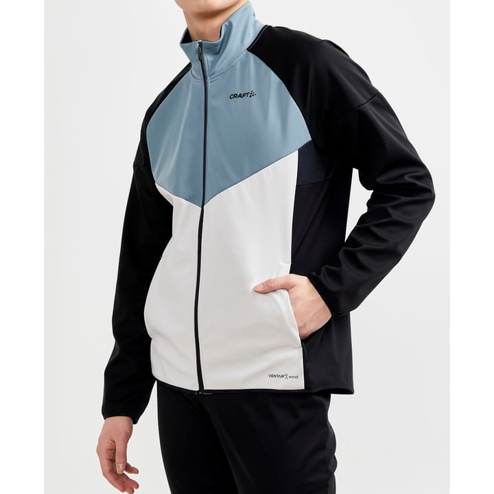 Craft Men's Glide Block Jacket Black Trooper Craft