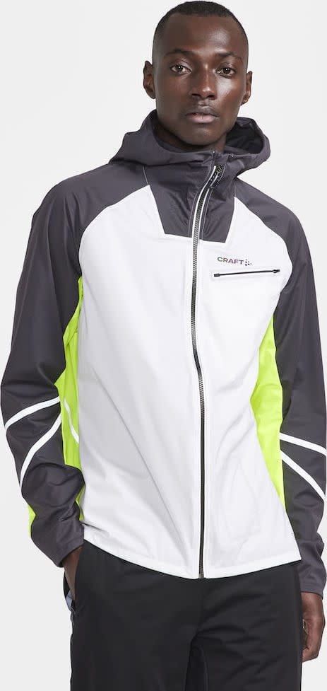 Craft Men's Pro Hydro Lumen Jacket 2 Ash White-Slate Craft