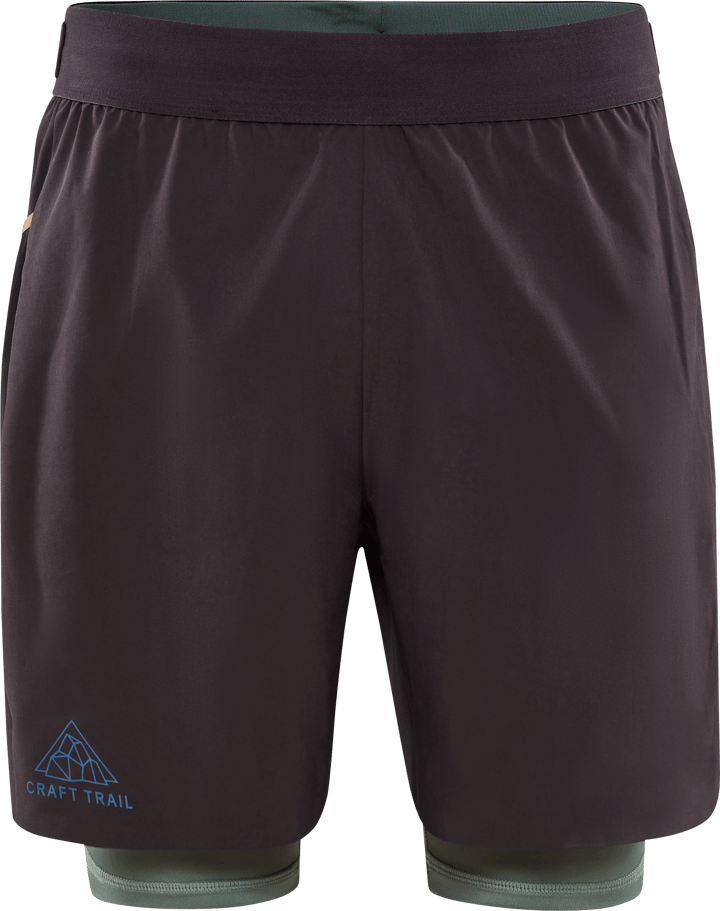 Men's Pro Trail 2in1 Shorts Slate-Thyme Craft