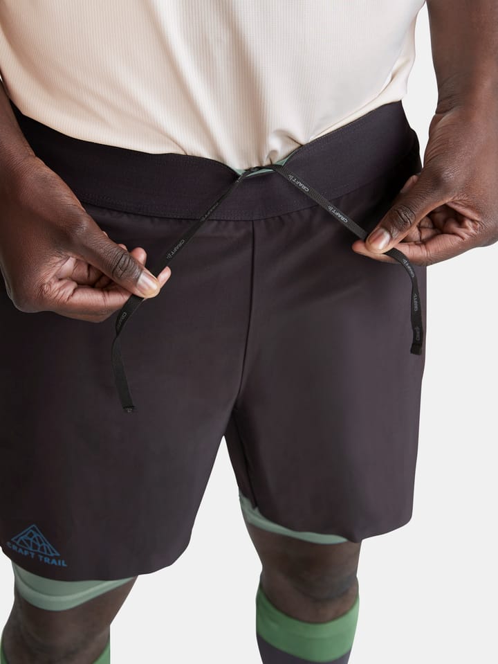 Men's Pro Trail 2in1 Shorts Slate-Thyme Craft