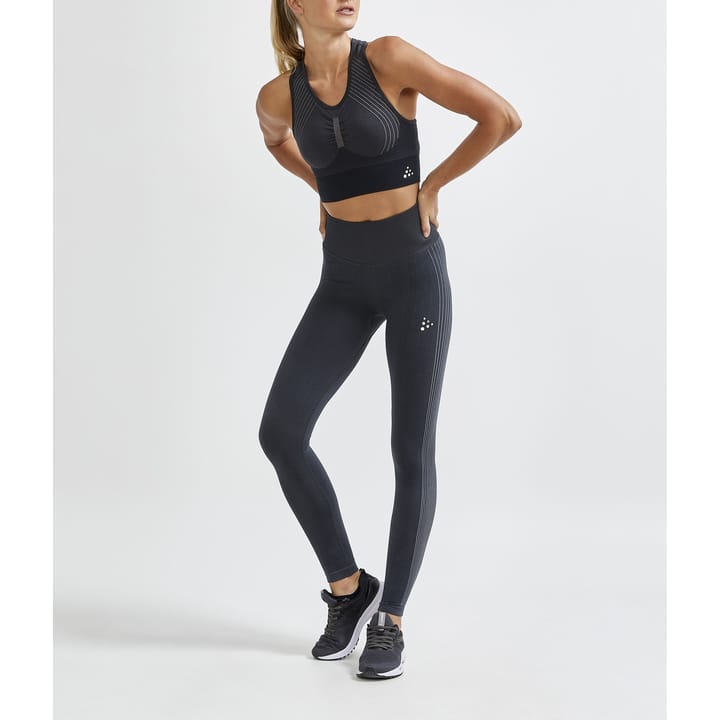 Craft Women's Adv Charge Fuseknit Tights Black/White Craft Craft Women's Adv Charge Fuseknit Tights Black/White Craft