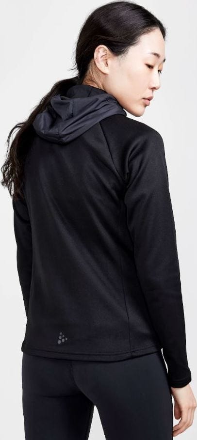 Women's ADV Essence Jersey Hood Jacket Black Craft