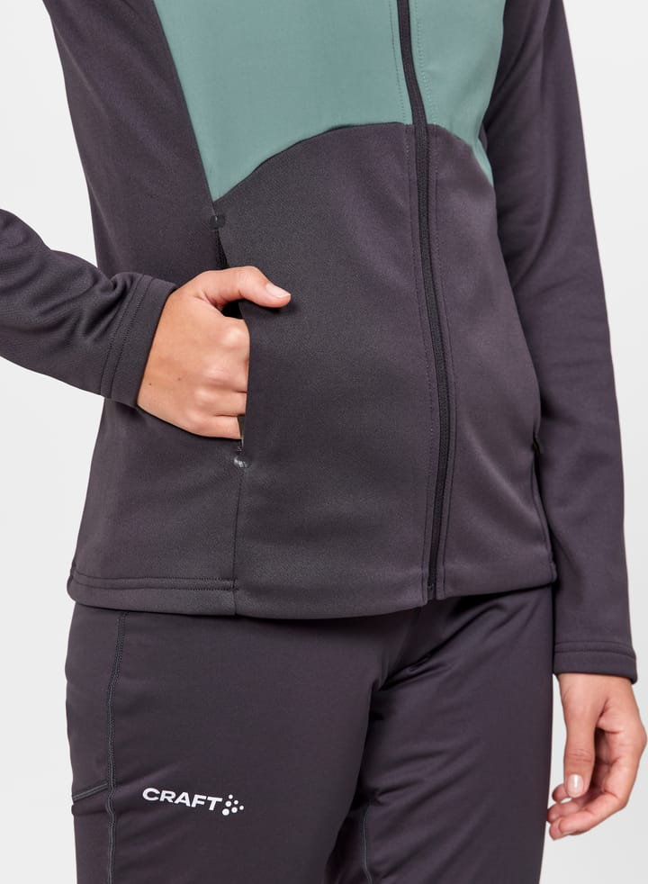 Women's ADV Essence Jersey Hood Jacket Slate-Thyme Craft