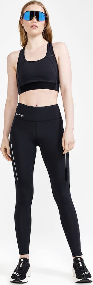 Craft Women's Advance Essence Run Tights Black Craft