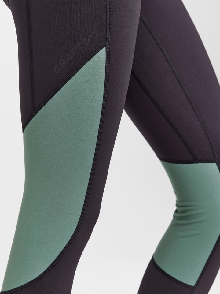 Women's Adv Essence Warm Tights Slate-Thyme