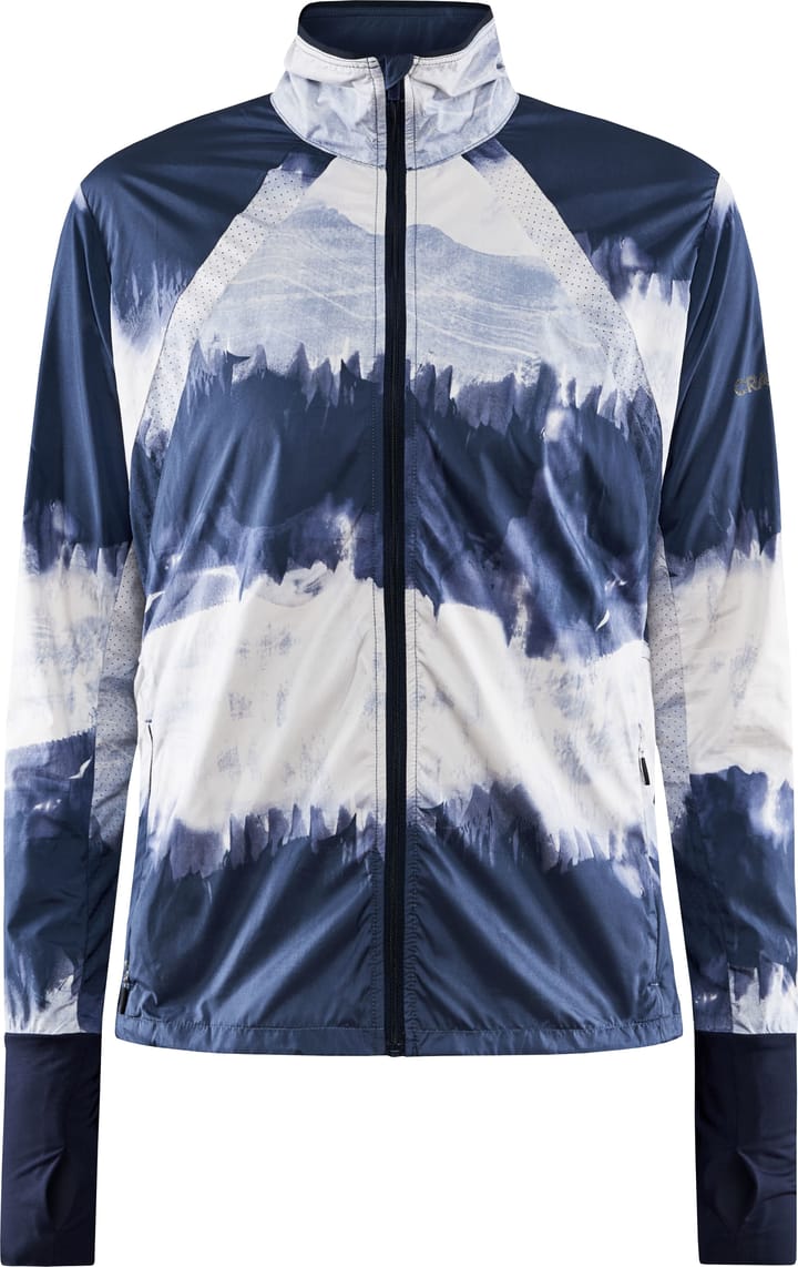 Craft Women's Adv Essence Wind Jacket Multi/Blues Craft