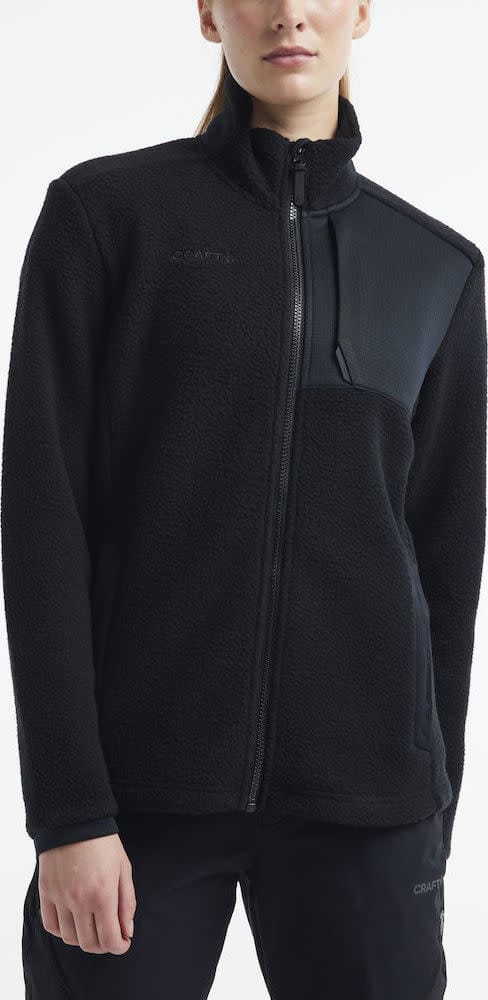 Craft Women's Adv Explore Pile Fleece Jacket Black Craft