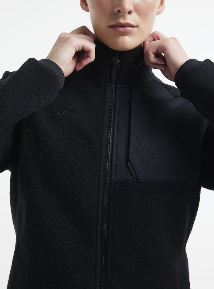 Craft Women's Adv Explore Pile Fleece Jacket Black Craft