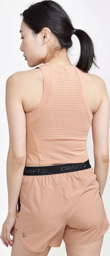 Women's Adv Hit Perforated Tank Cliff